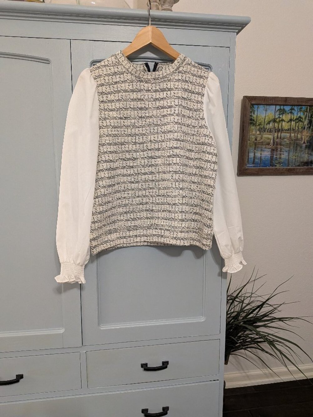 Long-sleeved Blouse